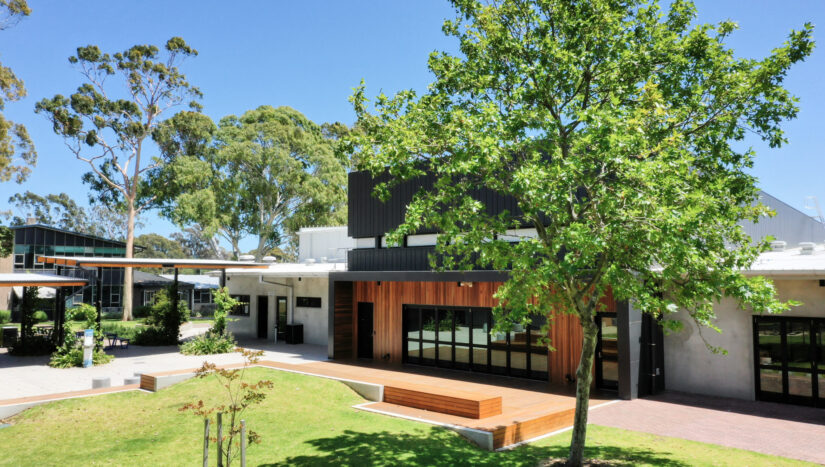 Hamilton school grounds.